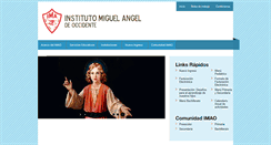 Desktop Screenshot of imaoccidente.edu.mx